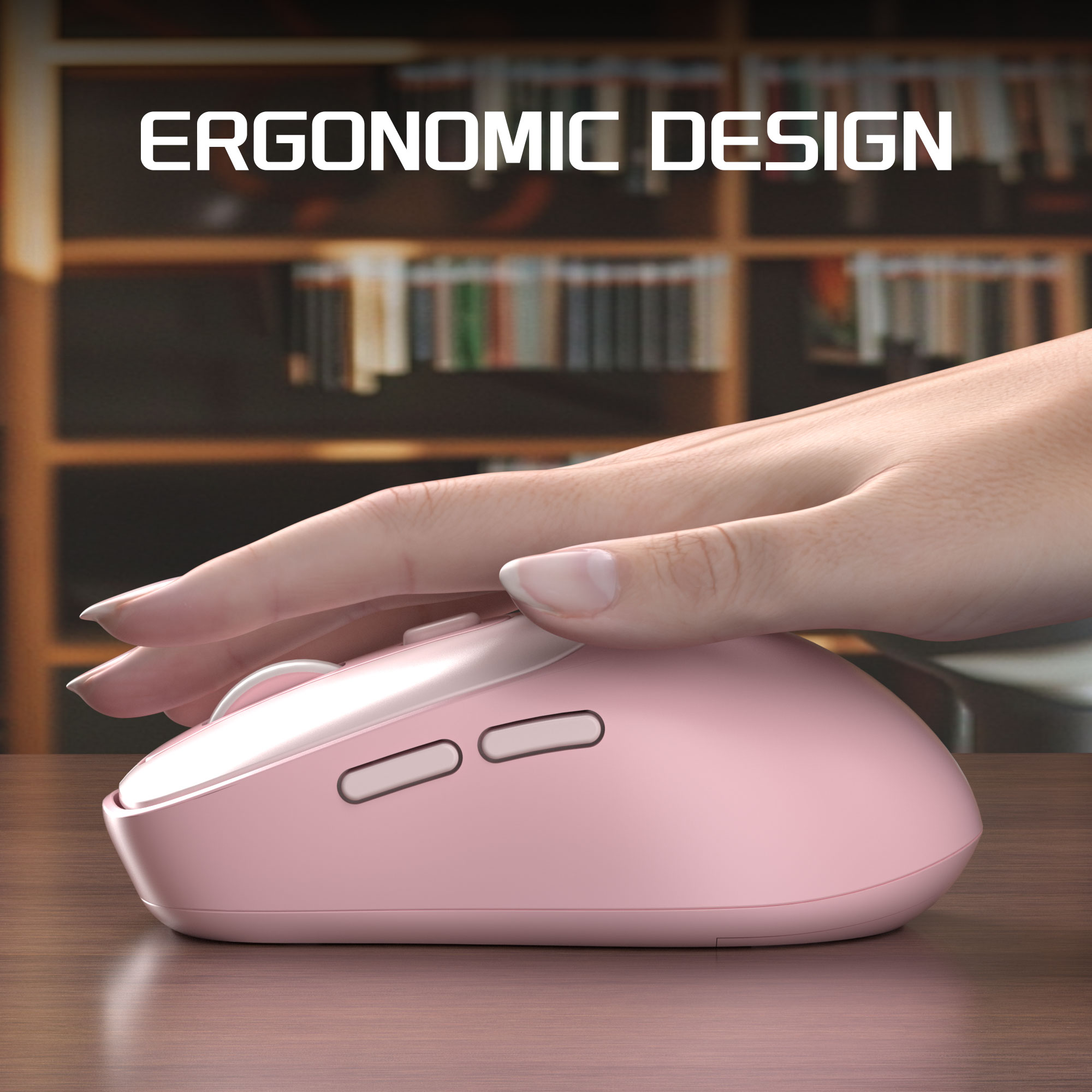 MageGee Wireless Mouse 2.4Ghz  - огляд і ціна Pc Gaming Pink