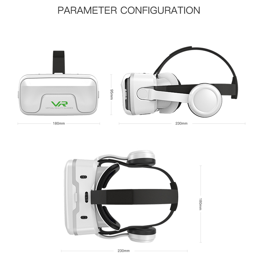 VR Shinecon 10.0 Helmet 3D Gla - огляд і ціна Vr Headset Pc