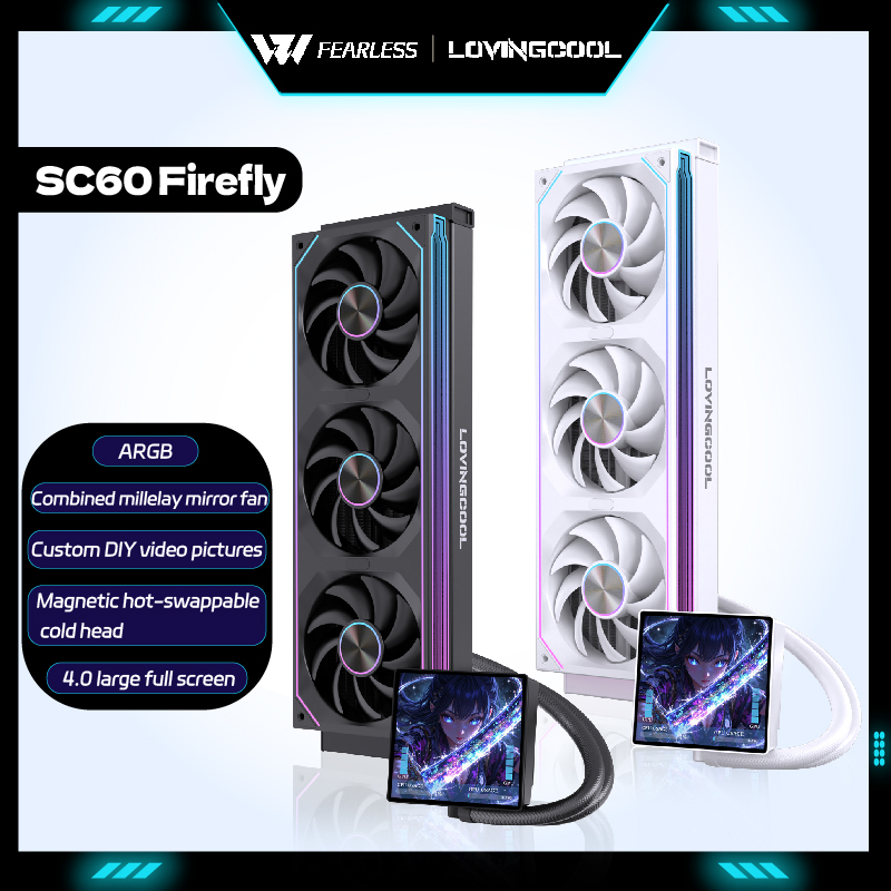 LOVINGCOO SC60 Firefly 360 CPU - огляд і ціна Pc Gaming Liquid